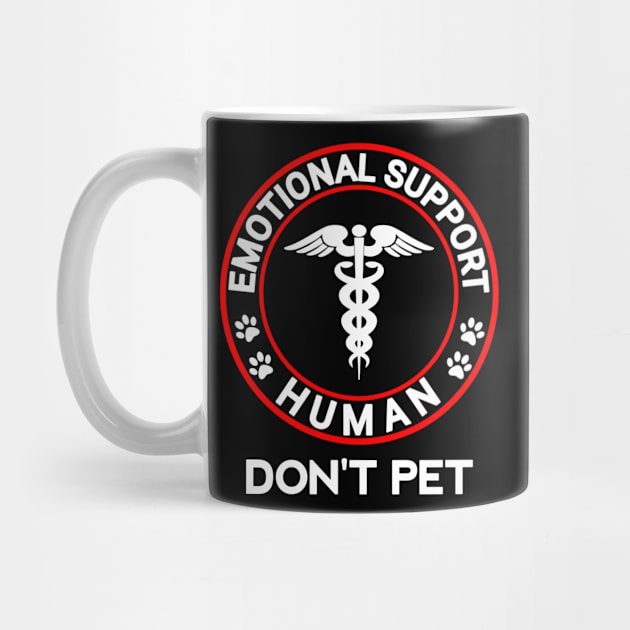 Emotional support human do not pet funny by siliana